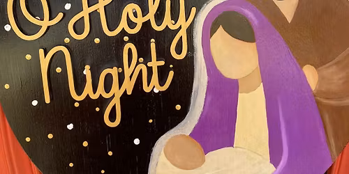 18\u201d O Holy Night Door Hanger with King Gap Creatives
