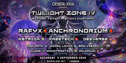 Twilight Zone IV \u2022 Rafyx, Anchronorium \u2022 London