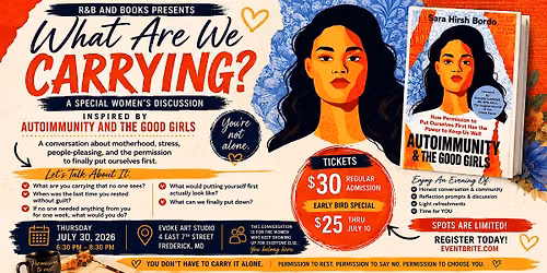 What Are We Carrying? (A Special Women's Discussion)