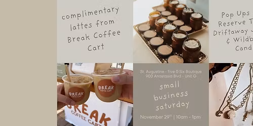 Five 0 Six St Augustine - Small Business Saturday Celebration!