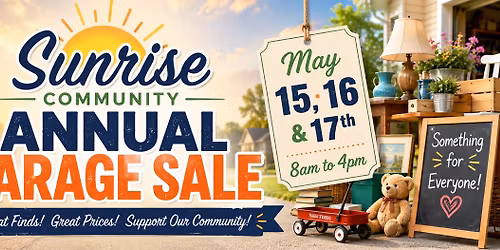 Sunrise Puyallup Annual Community Garage Sale