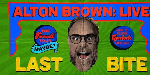 Alton Brown at Jones Hall at Wortham Center