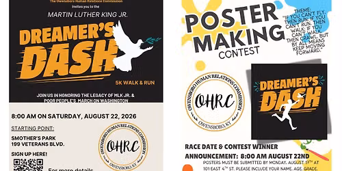 OHRC Dreamer's Dash 5K Run/Walk & Poster Contest