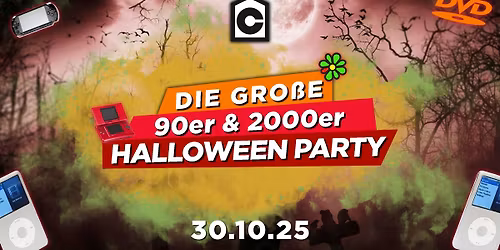 90ER UND 2000ER HALLOWEEN PARTY | 30.10. | Central Erfurt