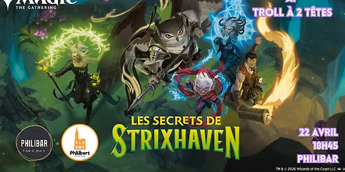 Avant-premi\u00e8re Magic - Les Secrets de Strixhaven - Troll \u00e0 2 T\u00eates