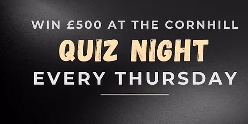 Speedquizzing at The Cornhill