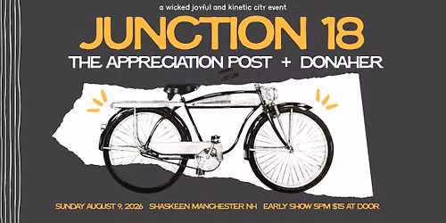 Junction 18 with the Appreciation Post and Donaher