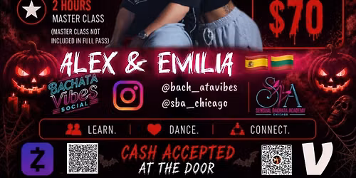 Bachata Level up weekender with Alex & Emilia \ud83c\udf83
