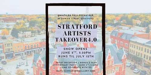 STRATFORD ARTISTS TAKEOVER 4.0!