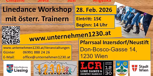 Linedance Workshop mit \u00f6sterr. Trainern