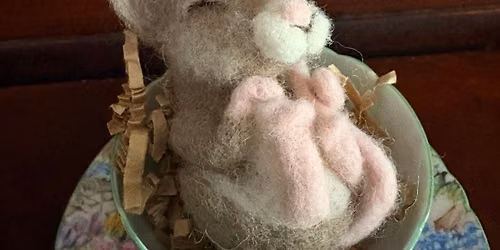 Sleeping Mouse Needle Felting Class