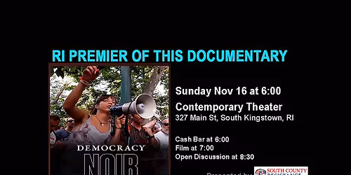South County Resistance presents Democracy Noir