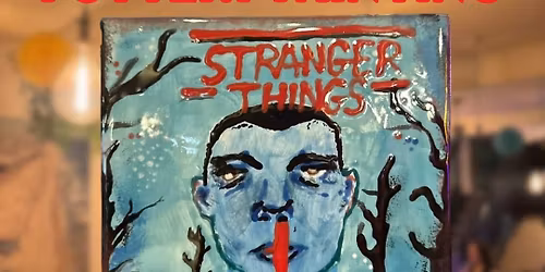 Stranger Things Pottery Painting