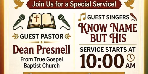 Homecoming at New Jerusalem Free Will Baptist