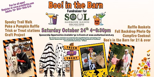 "BOO in the Barn" at SOUL Harbour Ranch