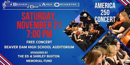 BDAO Fall Orchestra Concert 2026
