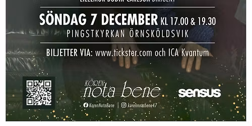 St\u00e4mning i Advent med Erik Segerstedt och k\u00f6ren Nota Bene 