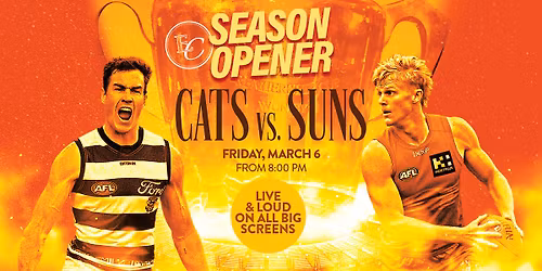 \ud83d\ude3c Cat's Season Opener Live & Loud