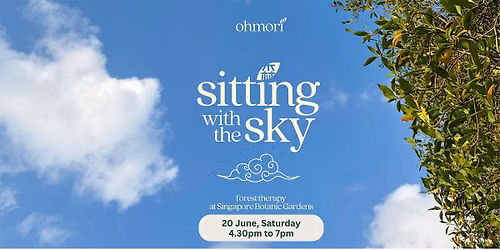 Forest Therapy & Bathing: Sitting with the Sky (Saturday 20 June)