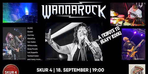 Konsert med Wannarock - A tribute to heavy rock \/\/ Skur 4
