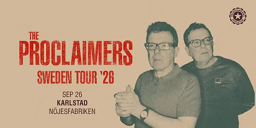 The Proclaimers - Live p\u00e5 N\u00f6jesfabriken