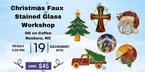 Christmas Crushed Glass & Resin Workshop