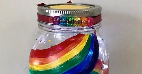 Rainbow Light-up Paint & Sip Event