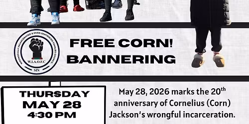 20 years to long Banner drop #Freecorn