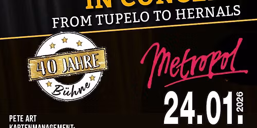 ELVIS-"Story in Concert" & "40 Jahre PETE ART", weiter gehts mit euch ins Jubil\u00e4umsjahr!