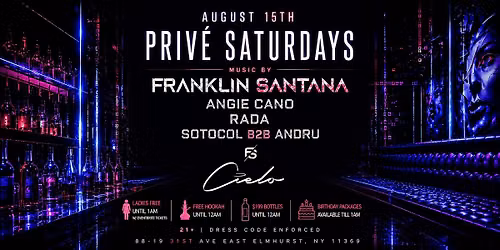 PRIVE SATURDAYS  at CIELO  Lounge
