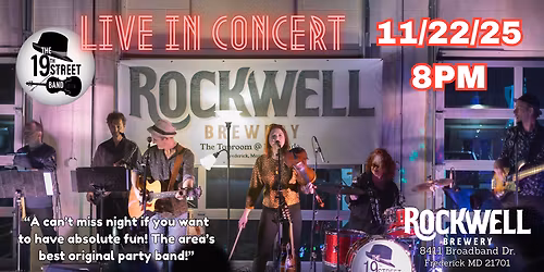 The 19th Street Band at The Hamilton Live