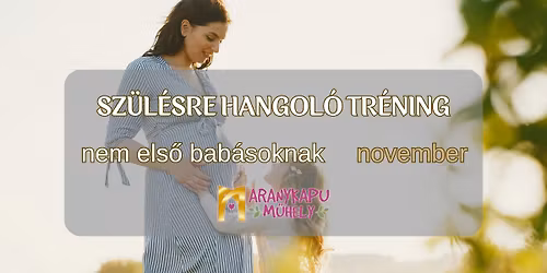Sz\u00fcl\u00e9sre hangol\u00f3 tr\u00e9ning nem els\u0151 bab\u00e1soknak - november