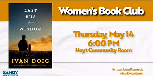 Sandy Library Women's Book Club - May 2026