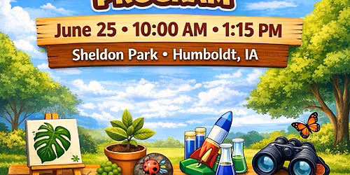 Countywide Summer Reading Program Event @ 10:00 AM - 1:15 PM