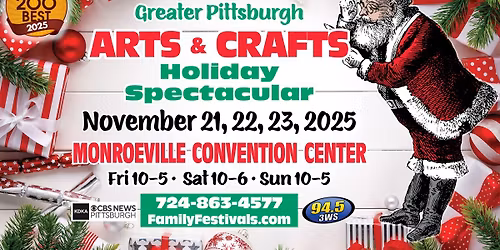 28th Annual Greater Pittsburgh Arts & Crafts Holiday Spectacular