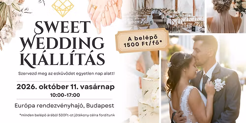 Sweet wedding esk\u00fcv\u0151 ki\u00e1ll\u00edt\u00e1s Budapest 
