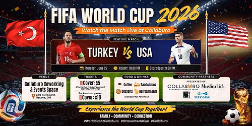 FIFA World Cup Watch Party 2026 (Turkey VS USA)