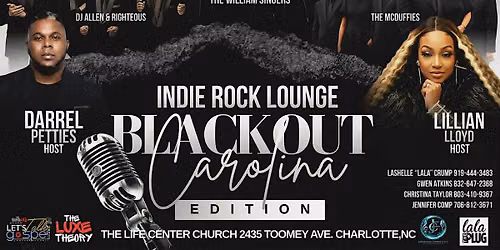 Indie Rock Lounge Blackout Carolina Edition