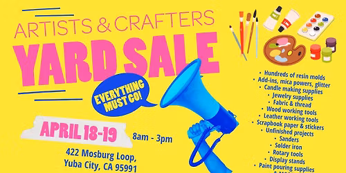 ART AND CRAFT YARD SALE