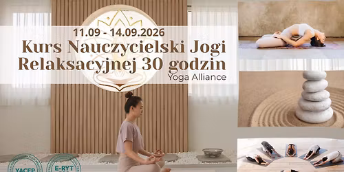 Kurs Nauczycielski Jogi Relaksacyjnej 30 godzin