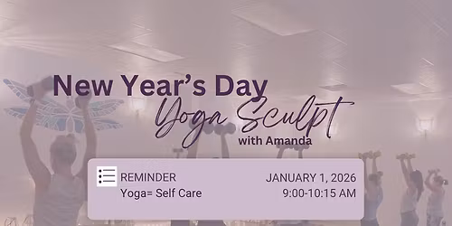 New Years Day Yoga Sculpt