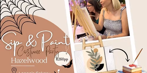 Sip & Paint by Art in the Garden and Leona's Cakery (Canvas or Cake Painting)