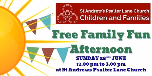 Family Fun Afternoon at St Andrew\u2019s Psalter Lane Church
