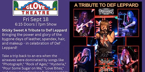 STICKY SWEET: A TRIBUTE TO DEF LEPPARD