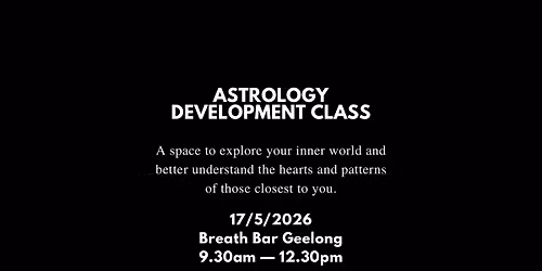 Astrology Development Class