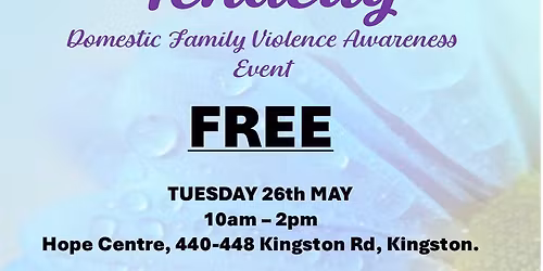 Tenacity, DFV awareness event