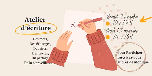 Atelier d'\u00e9criture