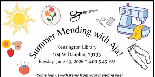 Summer Mending with Aja!