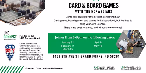 Board and Card Game Night