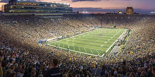 Wisconsin Badgers vs Notre Dame Fighting Irish Football at Lambeau Field